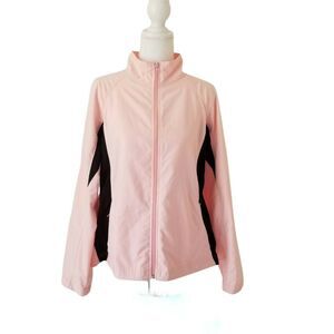 Vital Athletic Women windbreaker Jacket rose and black - Size L